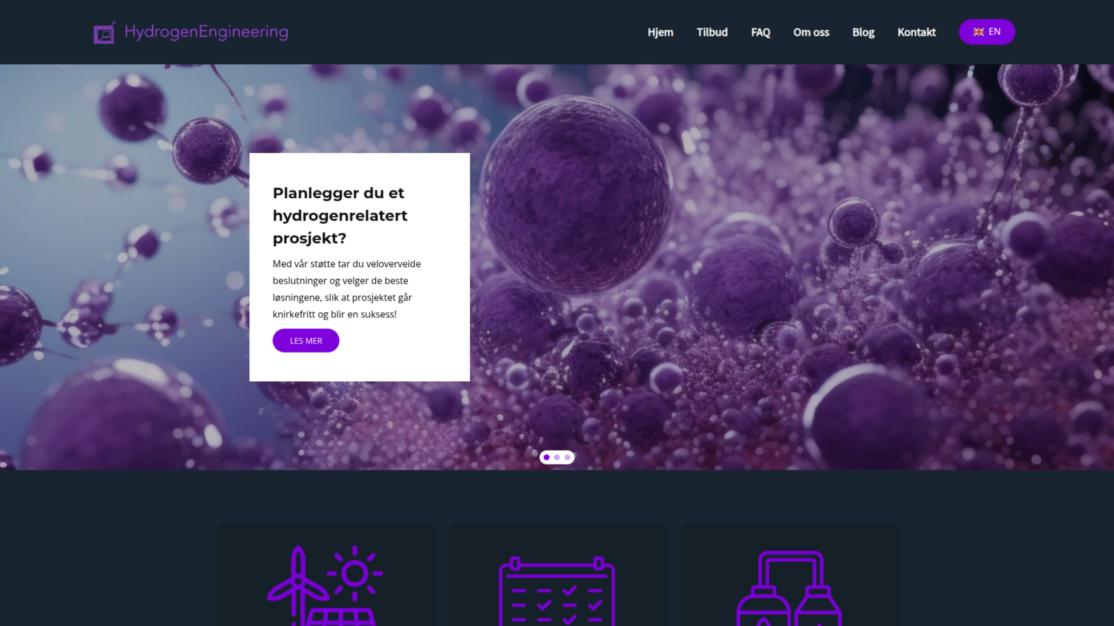 Strona internetowa Hydrogen-Engineering