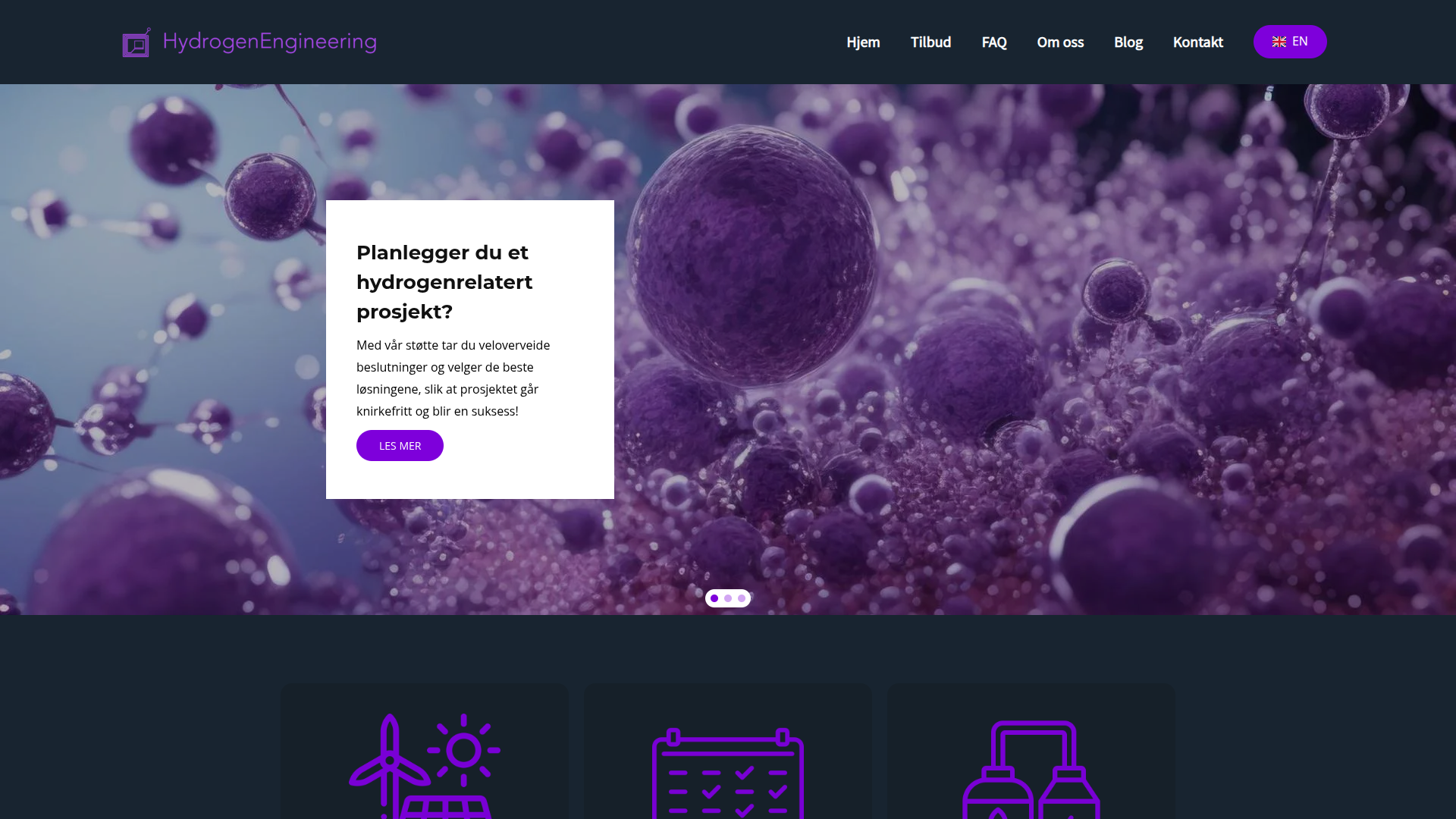 Strona internetowa Hydrogen-Engineering - Inżynieria wodorowa