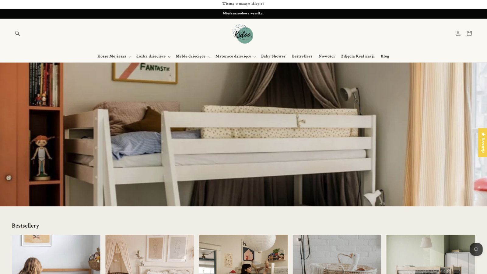 Strona internetowa KidooCrafts