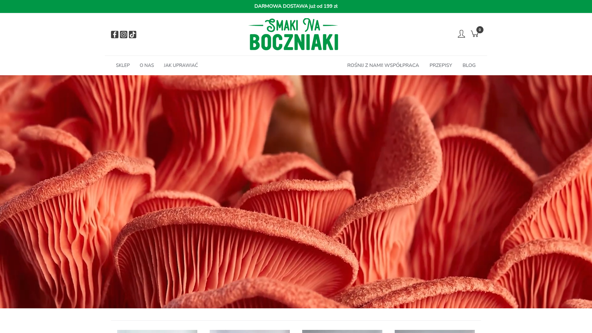Strona internetowa SmakiNaBoczniaki - Uprawa grzybów
